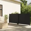 vidaXL Store latéral extensible noir 140x600 cm Voir les images du produit 2