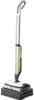 A Kärcher FC 7 Cordless Premium weiss floor cleaner is shown standing upright on its charging base. Produktbild-Vorschau