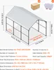 SucceBuy 10' x 15' Robustní kovový přístřešek pro auto, Náhled obrázku produktu 7