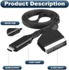 Scart auf HDMI Kabel Adapter, All in One Konverter SCART Produktbild-Vorschau 4