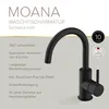 Lenz MOANA Waschtischarmatur Schwarz- matt, Einhebelmischer Produktbild-Vorschau 3