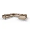 TRADA Gartenecksofa Bahama XXL Beige Links 410x298 cm Produktbild-Vorschau 3