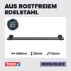 tesa 40621-00000-00 tesa Handtuchhalter MOON schwarz Náhľad obrázku produktu 9