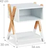 Comodino Relaxdays per bambini, ripiano aperto, L x P x A Anteprima dell’immagine prodotto 4