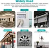 A collage of images showing various applications of a product, with text overlays describing each application. Voir les images du produit