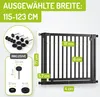 BOMI® Türschutzgitter Miko ohne Bohren 63–161 cm | Produktbild-Vorschau 3
