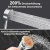 Duschkopf Hochdruck aus Edelstahl 304 Handbrause Dusche Produktbild-Vorschau 2