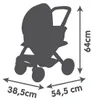 Smoby - Maxi-Cosi 3-in-1 Puppenwagen, Tragekorb + Buggy - Produktbild-Vorschau 6