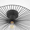 Lindby Deckenleuchte Ruota, schwarz, Metall, Ø 40 cm, E27 Produktbild-Vorschau 8