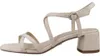 Tamaris Damen Sandalette aus Stoff mit Karree Spitze Produktbild-Vorschau 2