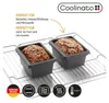 Coolinato Silikon Mini Brot- und Kuchenbackform 500g  Set Produktbild-Vorschau 2