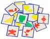 Geoboard geoplan drewniana uk³adanka tworzenie kszta³tów z Náhľad obrázku produktu 7