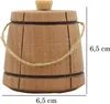 Contenitore per spezie in legno di faggio per pepe e barile Anteprima dell’immagine prodotto 3