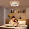HOMCOM Deckenventilator mit Lampe und Fernbedienung, 6 Produktbild-Vorschau 2