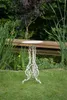 Beistelltisch aus Eisen 72cm Gartentisch Garten 10kg Tisch Produktbild-Vorschau 5