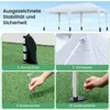 Gazebo COSTWAY 3x6m, gazebo pop up pieghevole impermeabile Anteprima dell’immagine prodotto 5
