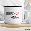 Huuraa Emaille Tasse Pfälzerin mit Herz 300ml Vintage Produktbild-Vorschau 3