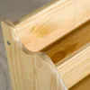 Bücherregal BRUNO 4 Fächer aus Massivholz - natur Produktbild-Vorschau 4