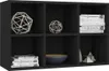 vidaXL Knihovna/bočník černá 66x30x98 cm Materiál na bázi Náhled obrázku produktu 5