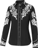 Damenbluse Westernbluse Country Cowgirl Western Stars & Produktbild-Vorschau 1