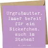 Mr. & Mrs. Panda Grußkarte Spruch Urgroßmutter Nickerchen - Produktbild-Vorschau 1