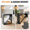 Peviasot Kaminholzregal mit gepolsterter Sitzfläche, Produktbild-Vorschau 7