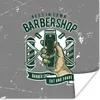 MuchoWow® Poster Mancave - Rasierer - Barbier - Vintage Produktbild-Vorschau 1