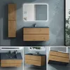 doporro Badmöbel-Set Waschbecken-Unterschrank Badezimmer Produktbild-Vorschau 2