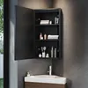 SONNI jednodrzwiowa szafka z lustrem narożnym 38,5x70x16 cm Podgląd zdjęcia produktu 2