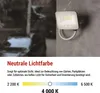 LED reflektor GLARO 10W, weiß, IP65, 1000 lm, neutralweiß Produktbild-Vorschau