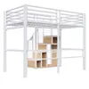 Letto a castello Merax 90x200cm con scale e appendiabiti, Anteprima dell’immagine prodotto 4