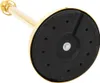 The image shows the base of a gold stanchion with a black rubber non-slip mat. Produktbild-Vorschau
