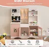 Cucina per bambini COSTWAY con accessori da cucina, cucina Anteprima dell’immagine prodotto 6