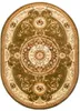 Teppich Oval Wohnzimmer Schlafzimmer Kurzflor Klassisch Produktbild-Vorschau 2