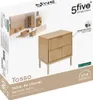 Stolik Chevet 2 szuflady Tasso Beige Five Podgląd zdjęcia produktu 8