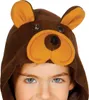 Costume d'ours Carnaval capuche animal Onesie costume de Voir les images du produit 3