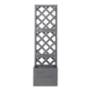 Plantenbak met spaliervulling 'Amstelveen', WPC, 135 x 40 x Productafbeelding-voorbeeld 4