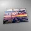 Bild auf Leinwand - Leinwandbild - Lavendel Berge Feld - Produktbild-Vorschau 2