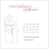 A diagram showing a bathrobe with measurement labels and a size chart. Náhled obrázku produktu