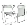Klappstuhl 2er Set Lounge-Sessel Besuchersstuhl Produktbild-Vorschau 5