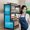 Portaspezie Portaspezie da cucina con 6 ganci Piano di Anteprima dell’immagine prodotto 2