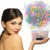 Silikónové mini gumičky do vlasov - Elastické - Farebné - Náhľad obrázku produktu 5