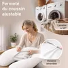 Oreiller ELONEO pour dormir sur le côté avec housse, Voir les images du produit 5