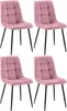 Lot de 4 chaises de salle à manger CLP Antibes, revêtement Voir les images du produit 16