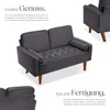 Sofa Skagen, 2-Sitzer, Sitzpolster mit Federkern, 300 kg - Produktbild-Vorschau 3