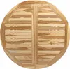 Gartentisch Borneo, Teakholz massiv, runder/ovaler Produktbild-Vorschau 7