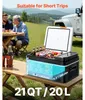 SucceBuy Elektrische Kompressor-Kühlbox 20 L, 12/24V DC mit Produktbild-Vorschau 2
