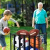 Carrello in acciaio per riporre palloni e attrezzature Anteprima dell’immagine prodotto 8