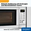 Exquisit Einbau-Mikrowelle EMW 19-7 G | Grill | max. 900 W Produktbild-Vorschau 9