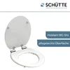 Deska sedesowa SCHÜTTE WHITE drewniany rdzeń Podgląd zdjęcia produktu 4